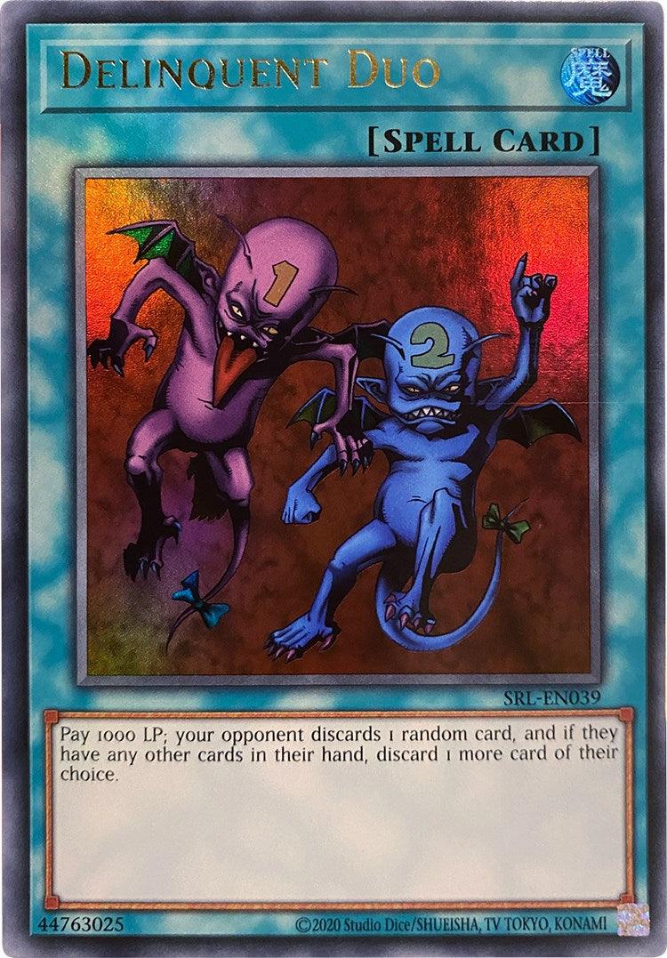 Normal Spell, Spell, Spell Ruler (25th Anniversary Edition), Ultra Rare, Unlimited Delinquent Duo (25th Anniversary) [SRL-EN039] Ultra Rare - Trading Card World
