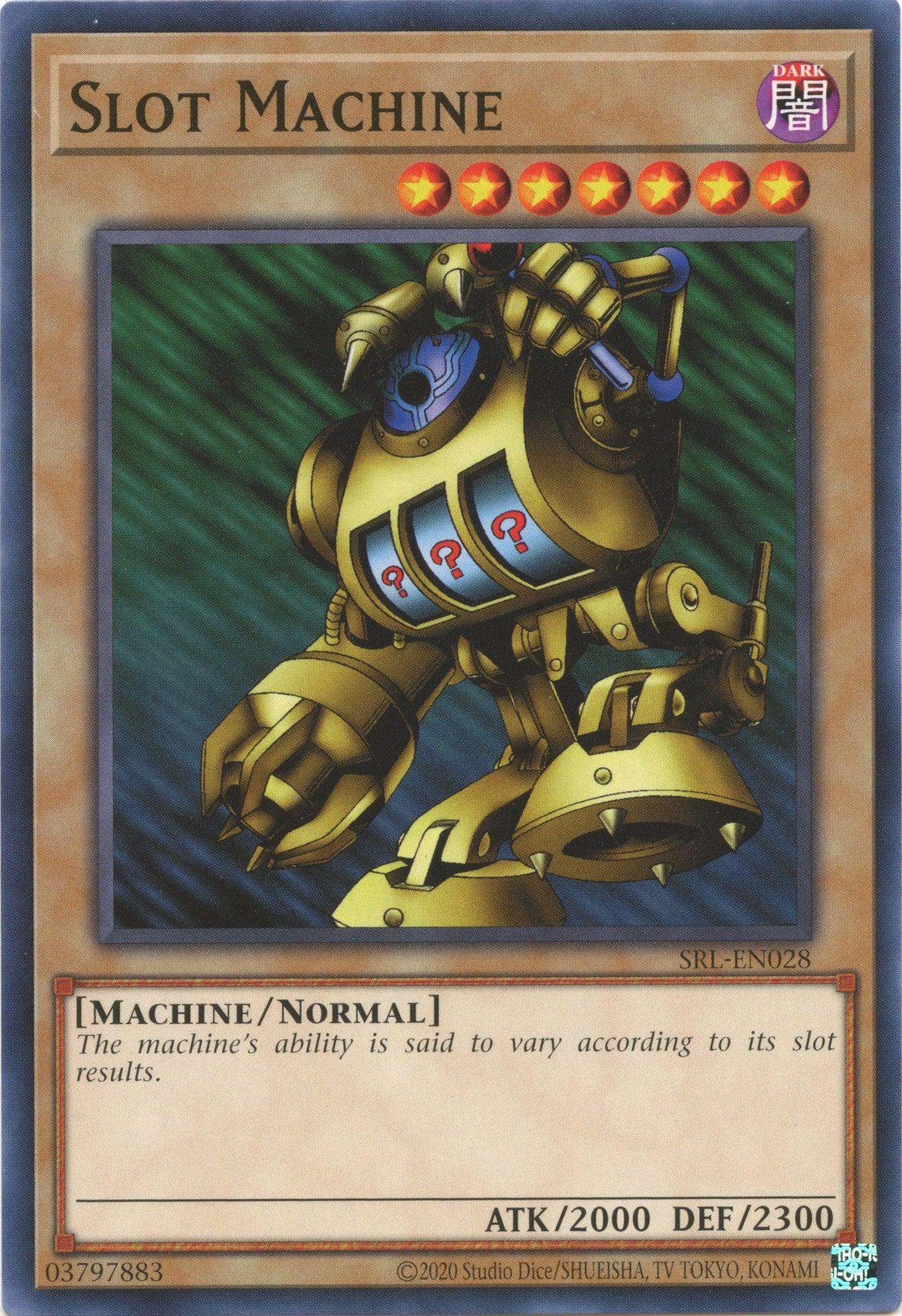 Common, Dark, Fiend, Normal Monster, Spell Ruler (25th Anniversary Edition), Unlimited Slot Machine (25th Anniversary) [SRL-EN028] Common - Trading Card World