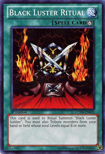 1st Edition, Common, Legendary Collection 3: Yugi's World, Ritual Spell, Spell, Unlimited Black Luster Ritual [LCYW-EN070] Common - Trading Card World