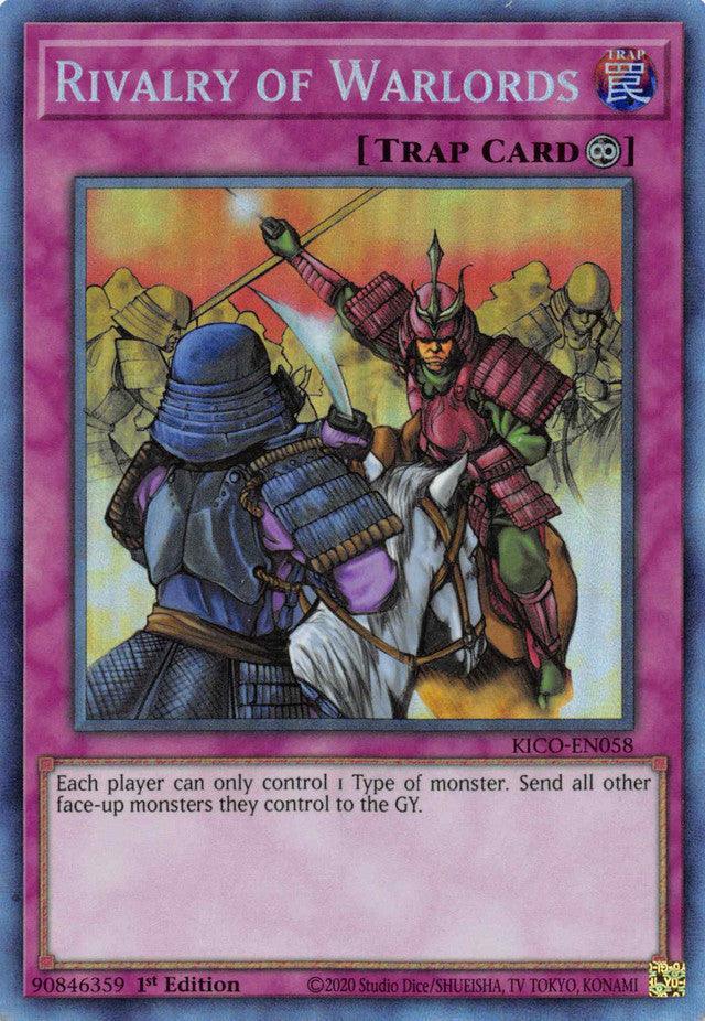 1st Edition, Collector's Rare, Continuous Trap, King's Court, Trap Rivalry of Warlords (Collector's Rare) [KICO-EN058] Collector's Rare - Trading Card World