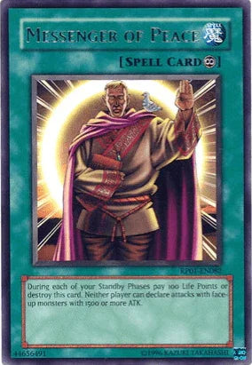 Continuous Spell, Rare, Retro Pack 1, Spell, Unlimited Messenger of Peace [RP01-EN082] Rare - Trading Card World