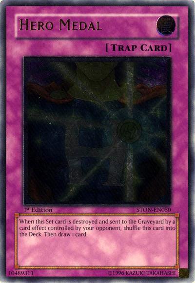 1st Edition, Normal Trap, Strike of Neos, Trap, Ultimate Rare, Unlimited Hero Medal [STON-EN050] Ultimate Rare - Trading Card World