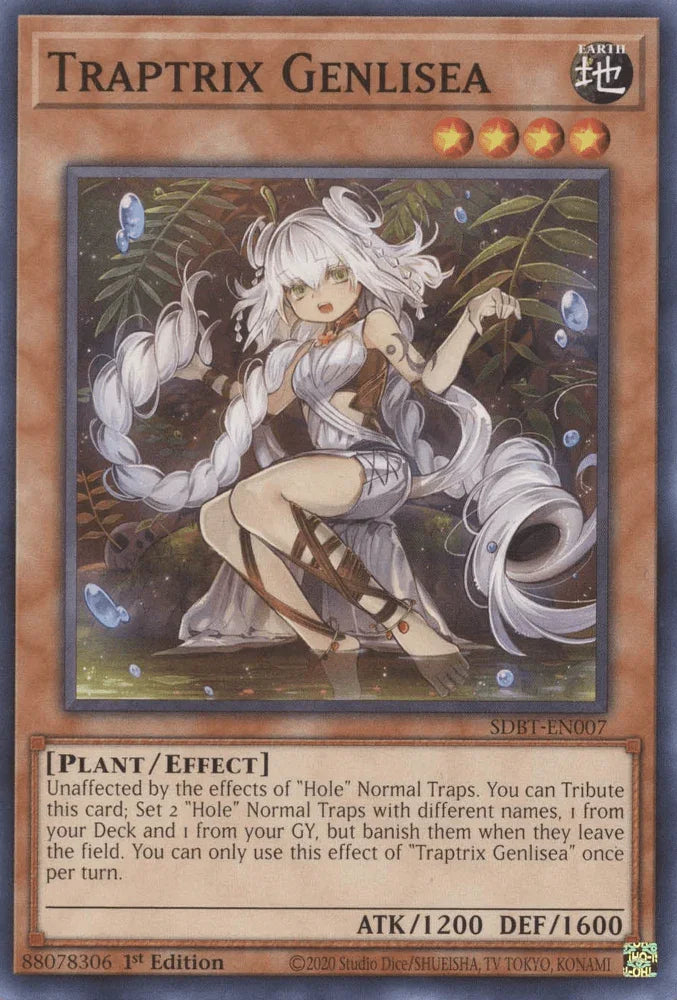 1st Edition, Common, Earth, Effect Monster, Plant, Structure Deck: Beware of Traptrix Traptrix Genlisea [SDBT-EN007] Common - Trading Card World