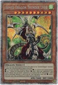 1st Edition, Blazing Vortex, Dragon, Effect Monster, Starlight Rare, Wind Armed Dragon Thunder LV10 (Starlight Rare) [BLVO-EN001] Starlight Rare - Trading Card World