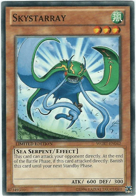 Battle Pack 2: War of the Giants Reinforcements, Common, Effect Monster, Limited, Wind Skystarray [WGRT-EN042] Common - Trading Card World