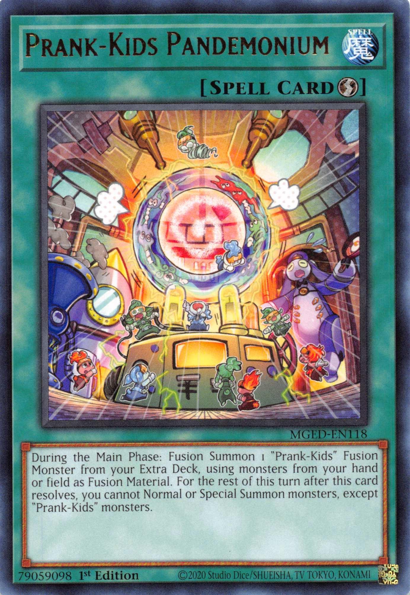 1st Edition, Maximum Gold: El Dorado, Quick-Play Spell, Rare, Spell Prank-Kids Pandemonium [MGED-EN118] Rare - Trading Card World