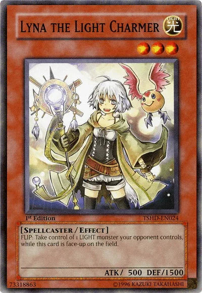 1st Edition, Common, Effect Monster, Light, Spellcaster, The Shining Darkness, Unlimited Lyna the Light Charmer [TSHD-EN024] Common - Trading Card World