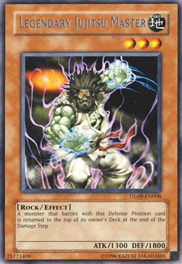 Duelist League Promo, Earth, Effect Monster, Rare, Rock, Unlimited Legendary Jujitsu Master (Silver) [DL09-EN008] Rare - Trading Card World