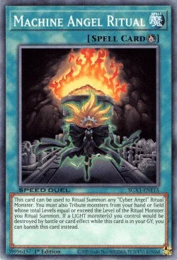 1st Edition, Common, Ritual Spell, Speed Duel GX: Duel Academy Box, Spell Machine Angel Ritual [SGX1-ENE15] Common - Trading Card World
