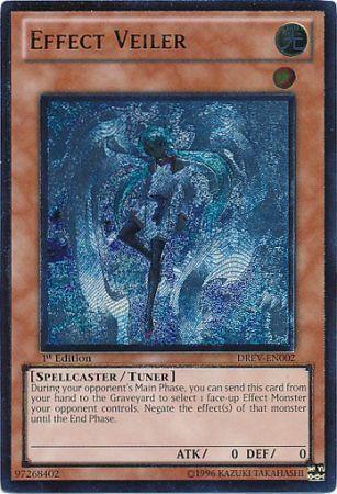 1st Edition, Duelist Revolution, Light, Spellcaster, Tuner Monster, Ultimate Rare, Unlimited Effect Veiler [DREV-EN002] Ultimate Rare - Trading Card World