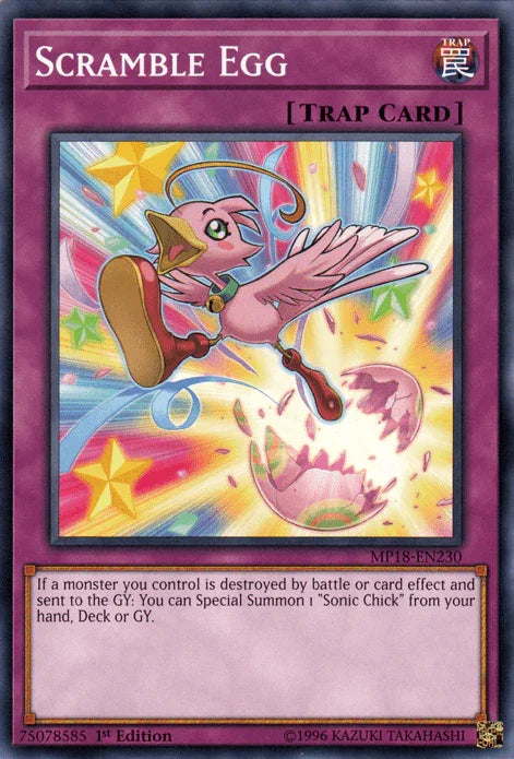 1st Edition, 2018 Mega-Tins Mega Pack, Common, Normal Trap, Trap Scramble Egg [MP18-EN230] Common - Trading Card World