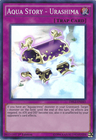 1st Edition, Dragons of Legend 2, Normal Trap, Super Rare, Trap Aqua Story - Urashima [DRL2-EN045] Super Rare - Trading Card World