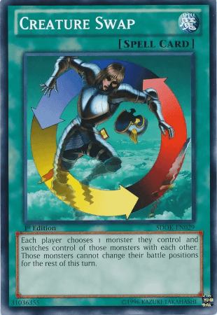 1st Edition, Common, Normal Spell, Spell, Structure Deck: Onslaught of the Fire Kings Creature Swap [SDOK-EN029] Common - Trading Card World