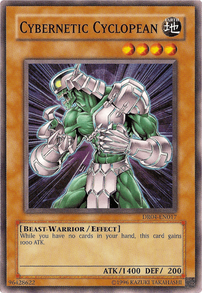 Beast-Warrior, Common, Dark Revelation Volume 4, Earth, Effect Monster, Unlimited Cybernetic Cyclopean [DR04-EN017] Common - Trading Card World