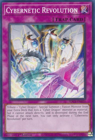 1st Edition, Common, Cyber Strike, Normal Trap, Trap, Unlimited Cybernetic Revolution [SDCS-EN035] Common - Trading Card World