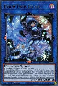 1st Edition, Dark, Fiend, Genesis Impact, Link/Effect Monster, Ultra Rare Evil Twin Lil-la [GEIM-EN016] Ultra Rare - Trading Card World