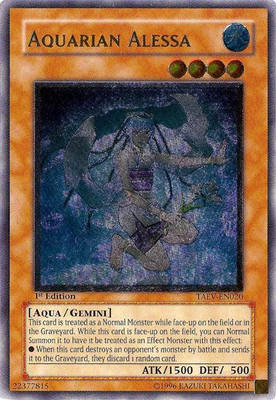 1st Edition, Aqua, Gemini Monster, Tactical Evolution, Ultimate Rare, Unlimited, Water Aquarian Alessa [TAEV-EN020] Ultimate Rare - Trading Card World