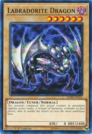 1st Edition, Common, Dark, Dragon, Structure Deck: Rokket Revolt, Tuner/Normal Monster Labradorite Dragon [SDRR-EN016] Common - Trading Card World