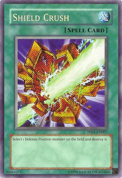 Normal Spell, Premium Pack 1, Secret Rare, Spell, Unlimited Shield Crush [PP01-EN007] Secret Rare - Trading Card World