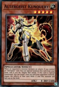 Earth, Effect Monster, OTS Tournament Pack 11, Spellcaster, Super Rare, Unlimited Altergeist Kunquery [OP11-EN006] Super Rare - Trading Card World