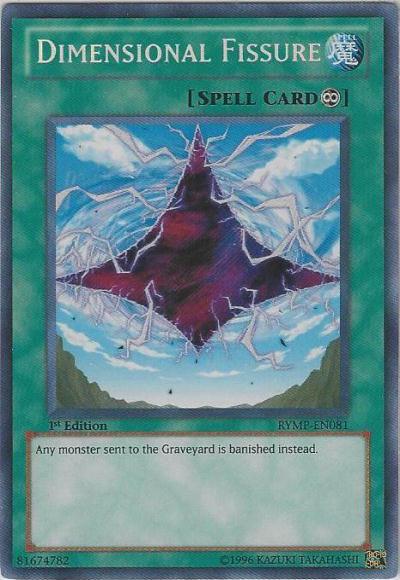 1st Edition, Continuous Spell, Ra Yellow Mega Pack, Secret Rare, Spell, Unlimited Dimensional Fissure [RYMP-EN081] Secret Rare - Trading Card World