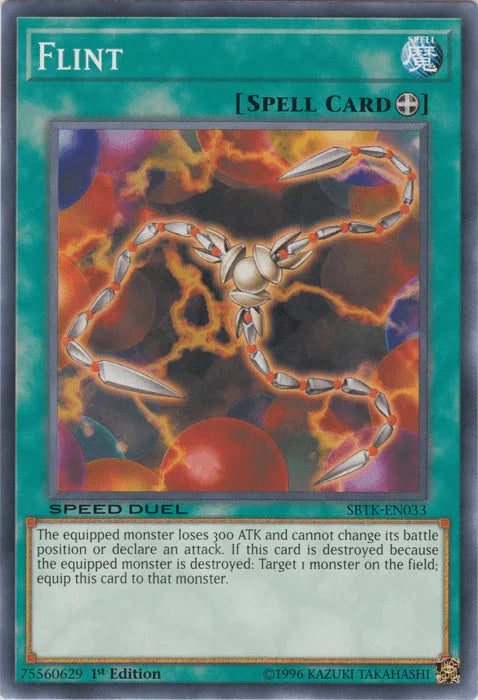 1st Edition, Common, Equip Spell, Speed Duel: Trials of the Kingdom, Spell Flint [SBTK-EN033] Common - Trading Card World