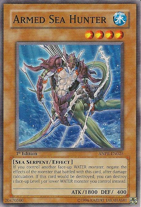 1st Edition, Ancient Prophecy, Common, Effect Monster, Sea Serpent, Unlimited, Water Armed Sea Hunter [ANPR-EN025] Common - Trading Card World