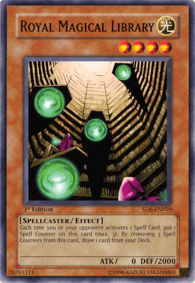 1st Edition, Common, Effect Monster, Light, Spellcaster, Structure Deck: Spellcaster's Judgment, Unlimited Royal Magical Library [SD6-EN010] Common - Trading Card World