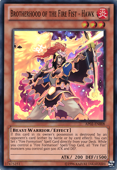 Astral Pack 2, Beast-Warrior, Effect Monster, Fire, Super Rare, Unlimited Brotherhood of the Fire Fist - Hawk [AP02-EN008] Super Rare - Trading Card World