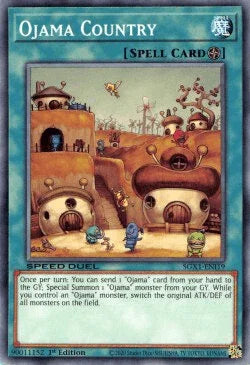 1st Edition, Common, Normal Spell, Speed Duel GX: Duel Academy Box, Spell Ojama Country [SGX1-ENI19] Common - Trading Card World