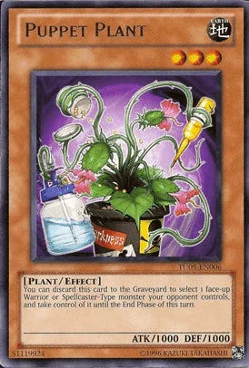 Earth, Effect Monster, Plant, Rare, Turbo Pack: Booster Five, Unlimited Puppet Plant [TU05-EN006] Rare - Trading Card World