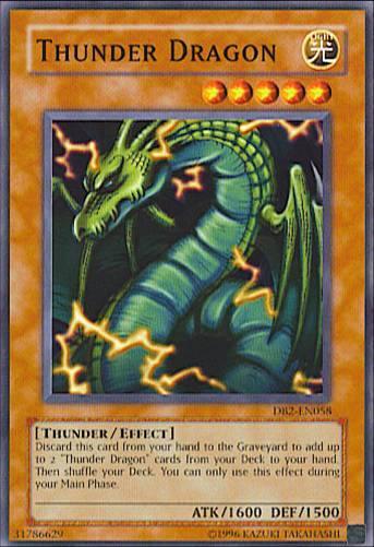 Common, Dark Beginning 2, Effect Monster, Light, Thunder, Unlimited Thunder Dragon [DB2-EN058] Common - Trading Card World