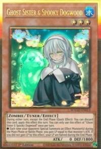 1st Edition, Gold Rare, Maximum Gold, Tuner/ Effect Monster, Water, Zombie Ghost Sister & Spooky Dogwood [MAGO-EN013] Gold Rare - Trading Card World