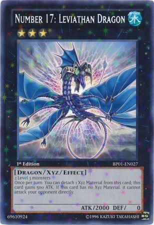 1st Edition, Battle Pack: Epic Dawn, Dragon, Starfoil Rare, Unlimited, Water, Xyz/Effect Monster Number 17: Leviathan Dragon [BP01-EN027] Starfoil Rare - Trading Card World