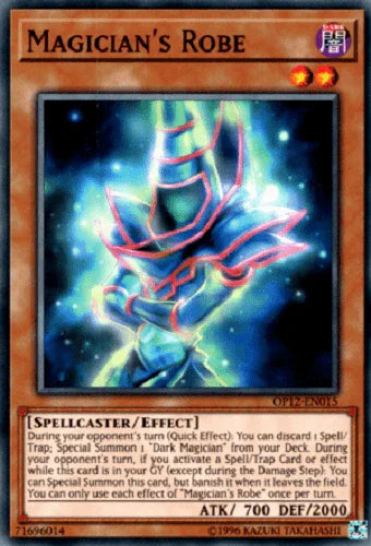 Common, Dark, Effect Monster, OTS Tournament Pack 12, Spellcaster, Unlimited Magician's Robe [OP12-EN015] Common - Trading Card World