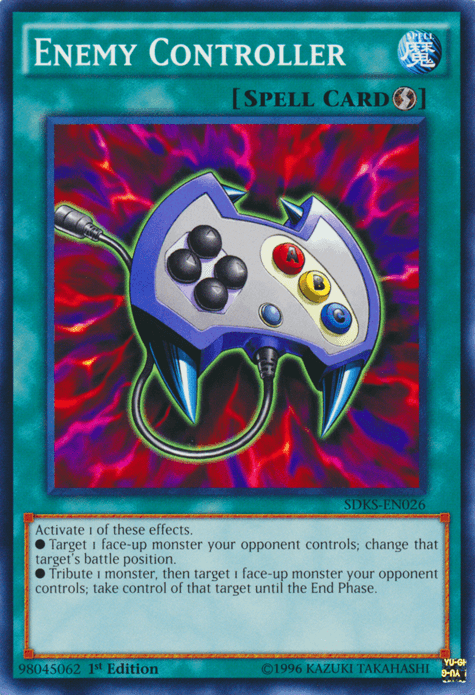 1st Edition, Common, Quick Play Spell, Spell, Structure Deck: Seto Kaiba, Unlimited Enemy Controller [SDKS-EN026] Common - Trading Card World