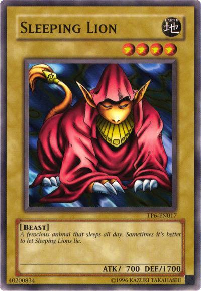 Beast, Common, Earth, Normal Monster, Tournament Pack 6, Unlimited Sleeping Lion [TP6-EN017] Common - Trading Card World