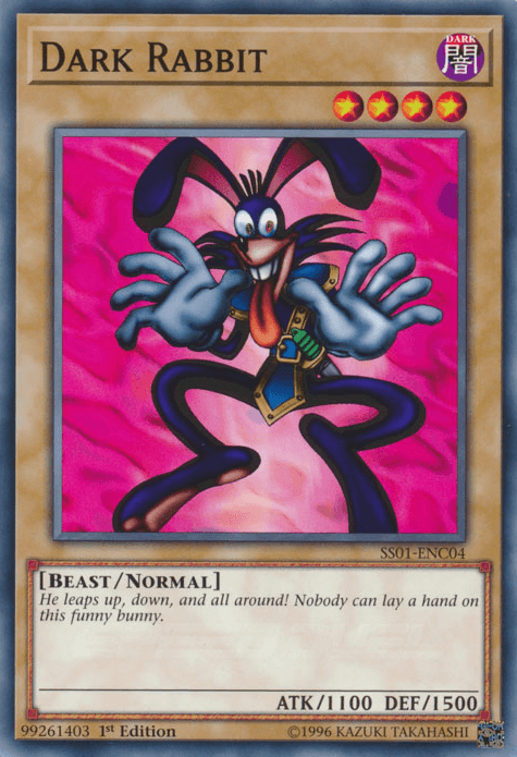 1st Edition, Beast, Common, Dark, Normal Monster, Speed Duel: Destiny Masters Dark Rabbit [SS01-ENC04] Common - Trading Card World