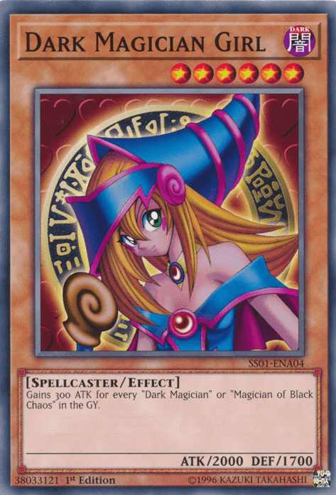 1st Edition, Common, Dark, Effect Monster, Speed Duel: Destiny Masters, Spellcaster Dark Magician Girl [SS01-ENA04] Common - Trading Card World
