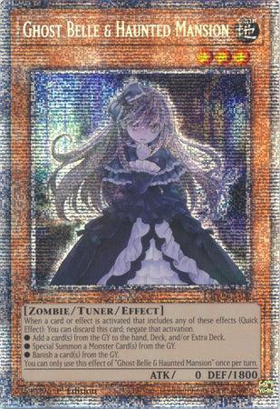 1st Edition, Dimension Force, Earth, Starlight Rare, Tuner/Effect Monster, Zombie Ghost Belle & Haunted Mansion [DIFO-EN100] Starlight Rare - Trading Card World