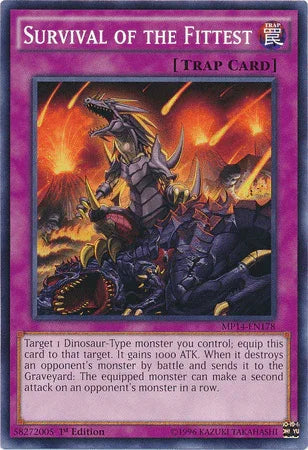 1st Edition, 2014 Mega-Tins Mega Pack, Common, Normal Trap, Trap Survival of the Fittest [MP14-EN178] Common - Trading Card World