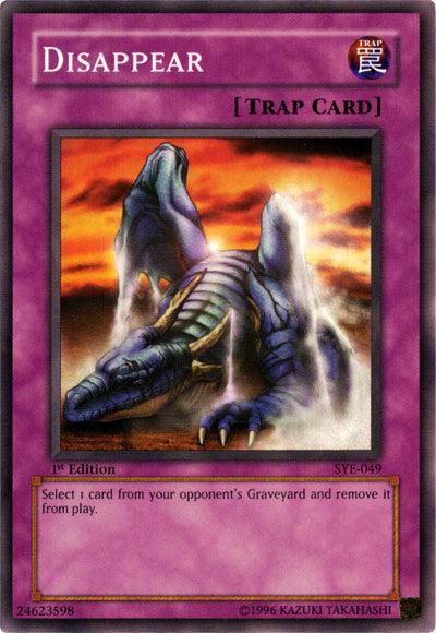 1st Edition, Common, Normal Trap, Starter Deck: Yugi Evolution, Trap, Unlimited Disappear [SYE-049] Common - Trading Card World