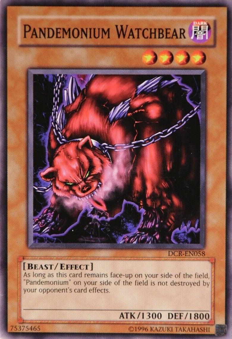 Beast, Common, Dark, Dark Crisis, Effect Monster, Unlimited Pandemonium Watchbear [DCR-EN058] Common - Trading Card World