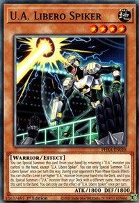 1st Edition, Common, Earth, Effect Monster, Phantom Rage, Warrior U.A. Libero Spiker [PHRA-EN018] Common - Trading Card World
