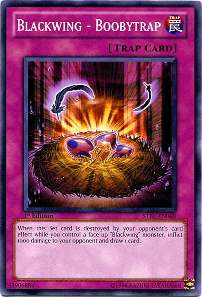 1st Edition, Common, Normal Trap, Starstrike Blast, Trap, Unlimited Blackwing - Boobytrap [STBL-EN068] Common - Trading Card World
