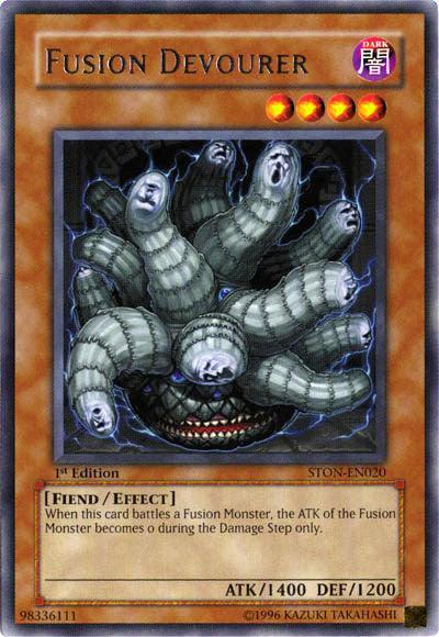 1st Edition, Dark, Effect Monster, Fiend, Rare, Strike of Neos, Unlimited Fusion Devourer [STON-EN020] Rare - Trading Card World