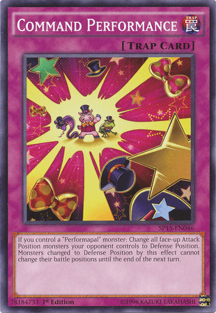 1st Edition, Common, Normal Trap, Star Pack ARC-V, Trap Command Performance [SP15-EN046] Common - Trading Card World