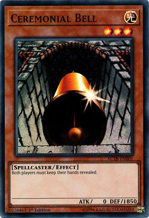 1st Edition, Advent Calendar 2018, Effect Monster, Light, Spellcaster, Super Rare Ceremonial Bell [AC18-EN001] Super Rare - Trading Card World
