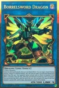 1st Edition, Dark, Dragon, Gold Rare, Link/ Effect Monster, Maximum Gold Borrelsword Dragon (Alternate Art) [MAGO-EN039] Gold Rare - Trading Card World