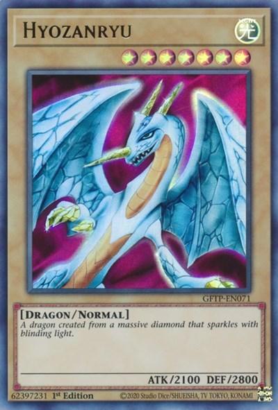 1st Edition, Dragon, Ghosts from the Past, Light, Normal Monster, Ultra Rare Hyozanryu [GFTP-EN071] Ultra Rare - Trading Card World